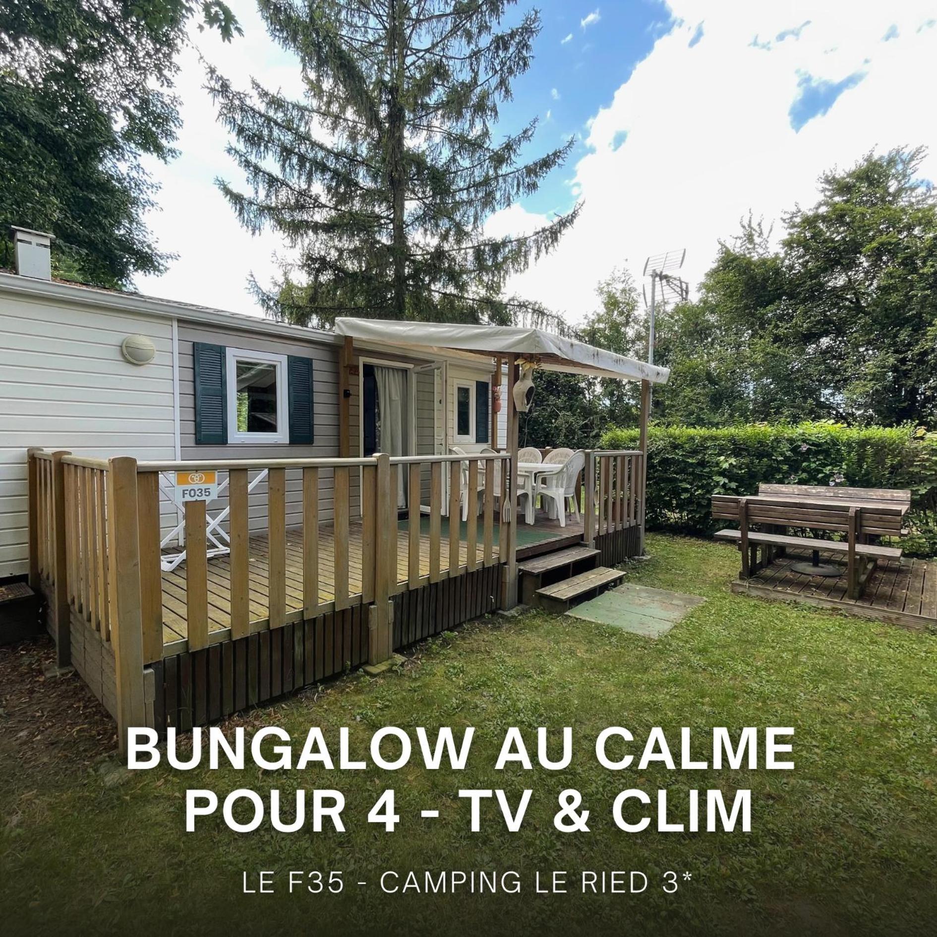 Chez Roger - Bungalow Climatise Avec Tv - 2 Chambres 4 Personnes Boofzheim Exteriör bild